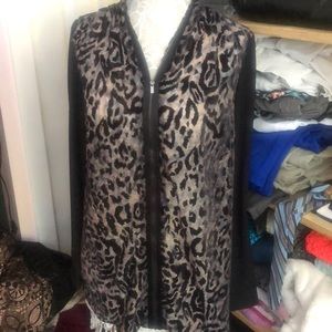 Leopard print top by Lane Bryant